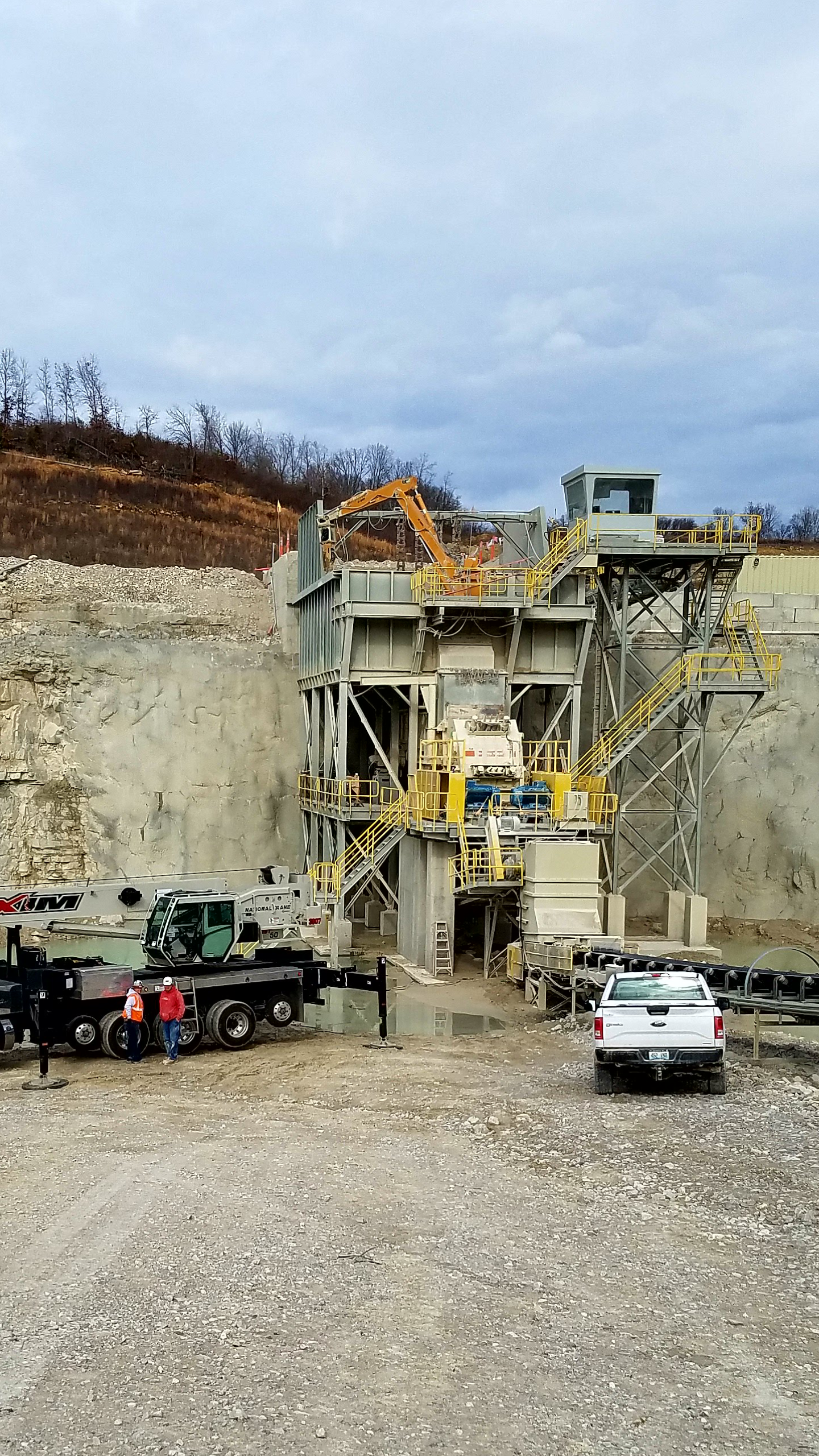 INSTALLING 2 350 HP CRUSHER MOTORS